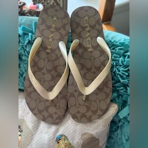 Coach Casual Beach Flip Flops